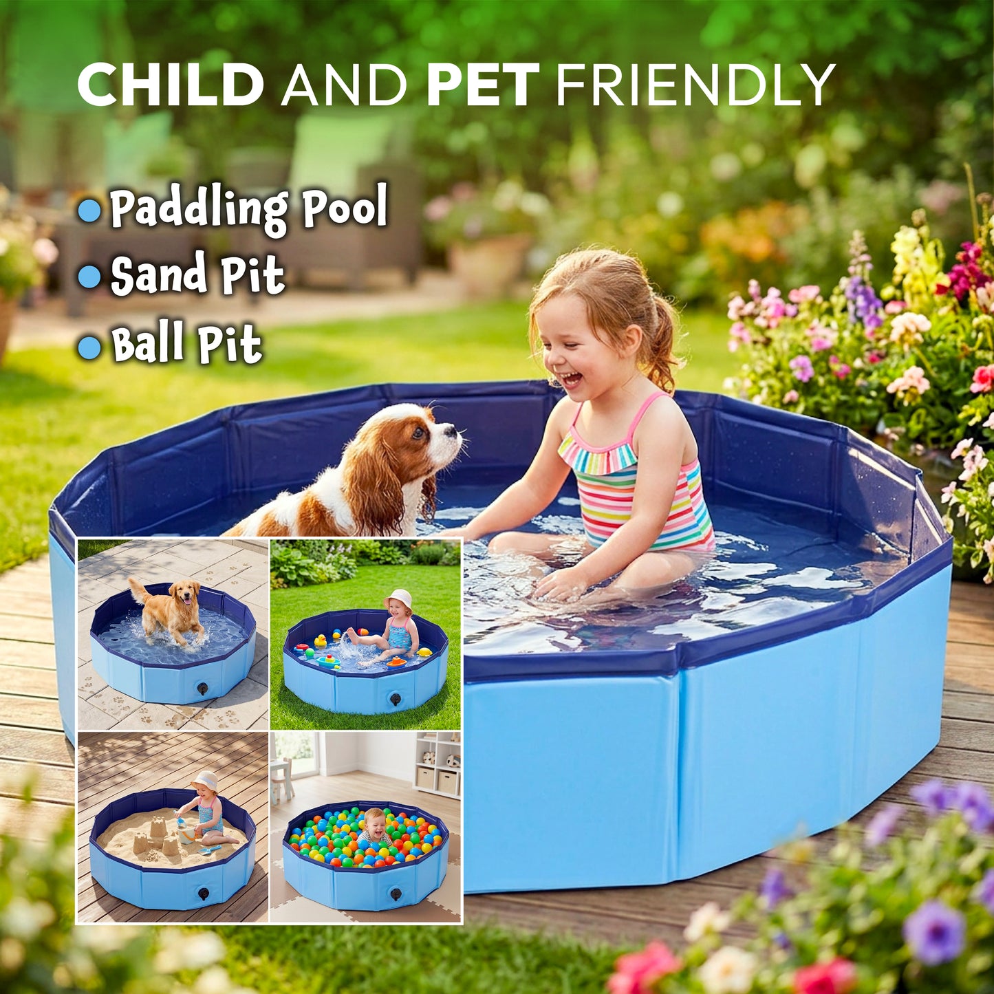 Foldable Dog Paddling Pool - PawPride