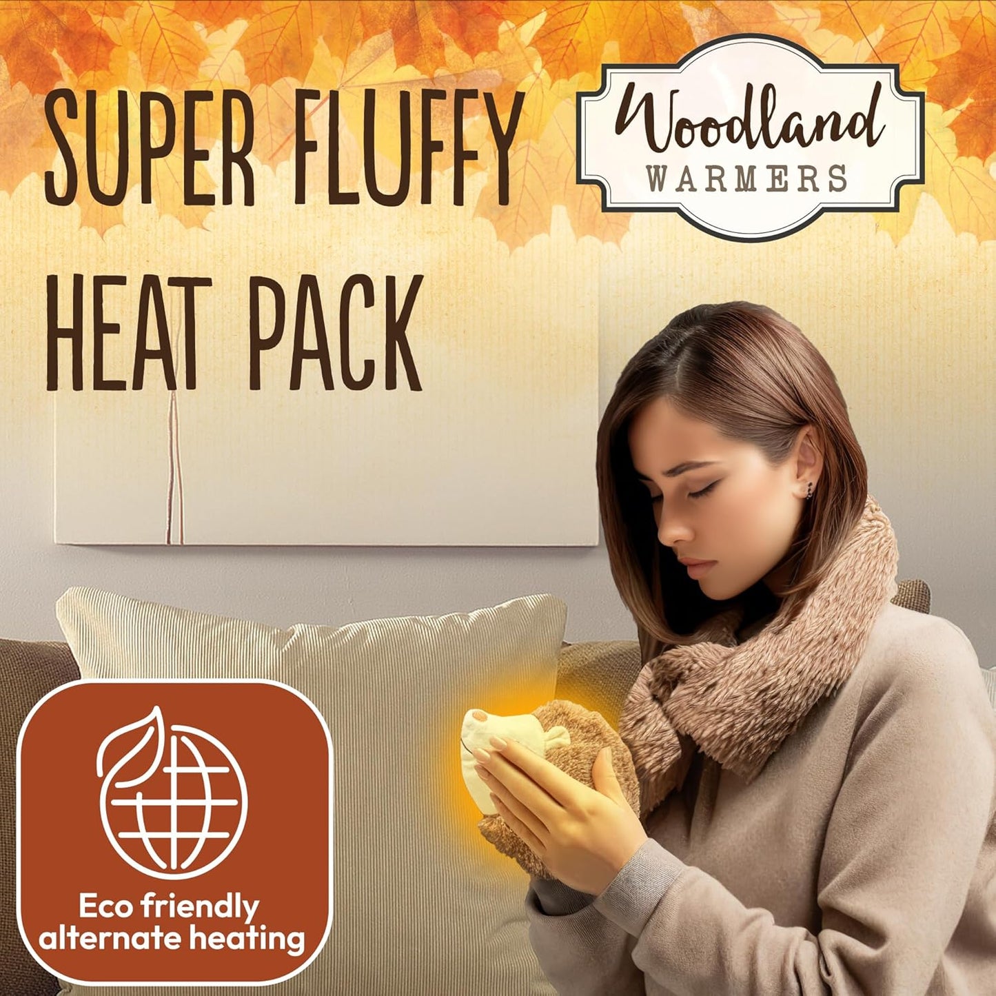 Microwavable Plush Wheat & Lavender Heat Pack | Heating Pads | Heatable (Hedghog) - DSL