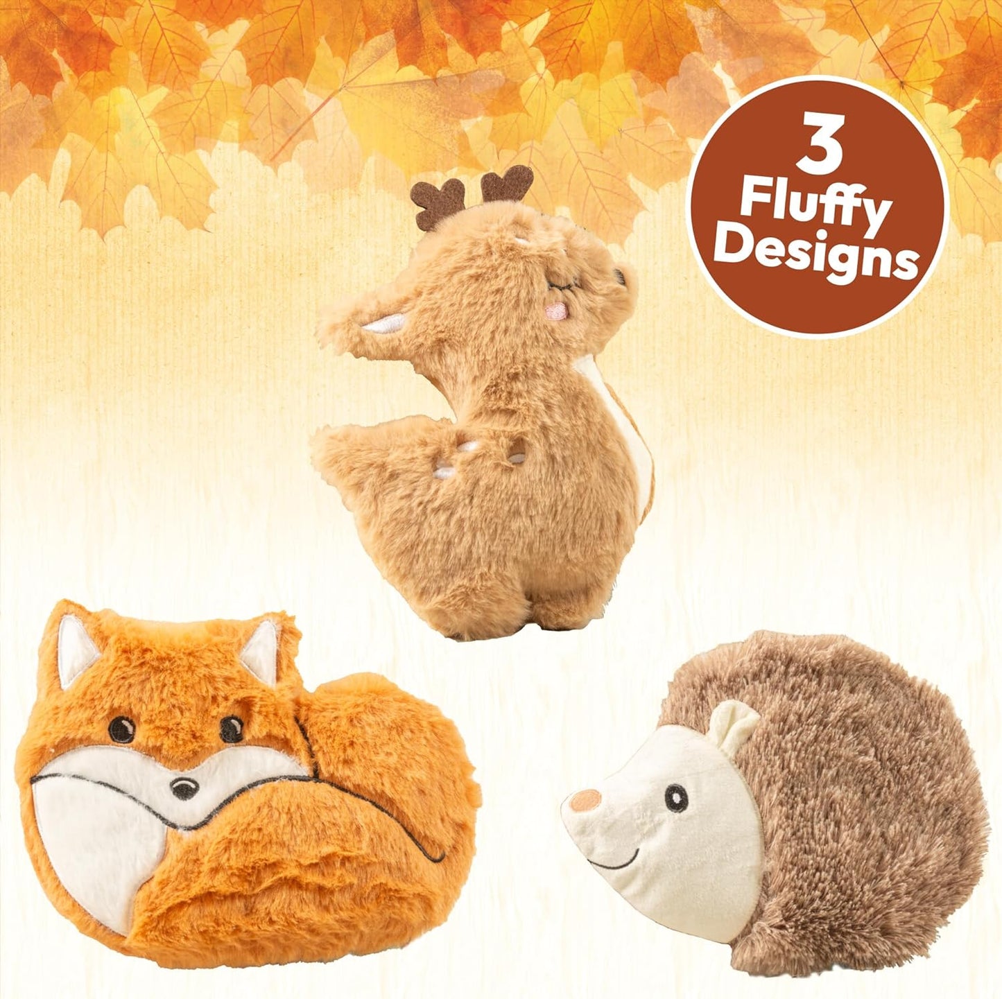 Microwavable Plush Wheat & Lavender Heat Pack | Heating Pads | Heatable (Deer) - DSL