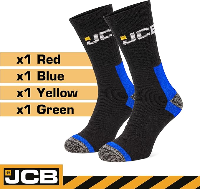 JCB Work Socks - Work Wear Boot Socks - DSL