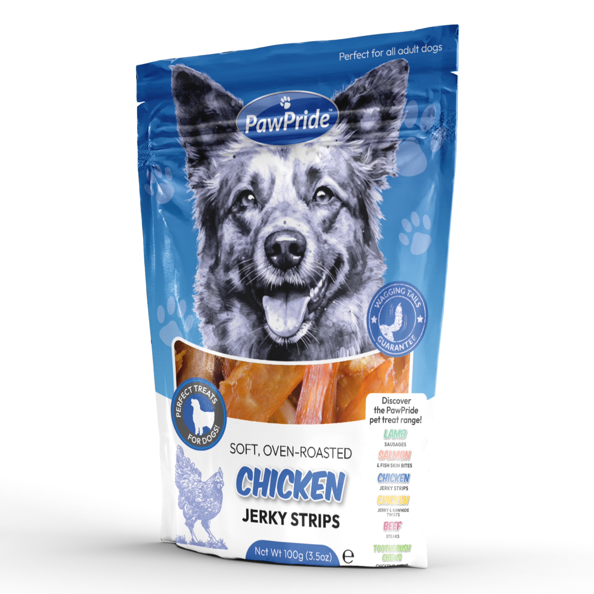 Chicken Jerky Strips - Dog Treats from PawPride - DSL