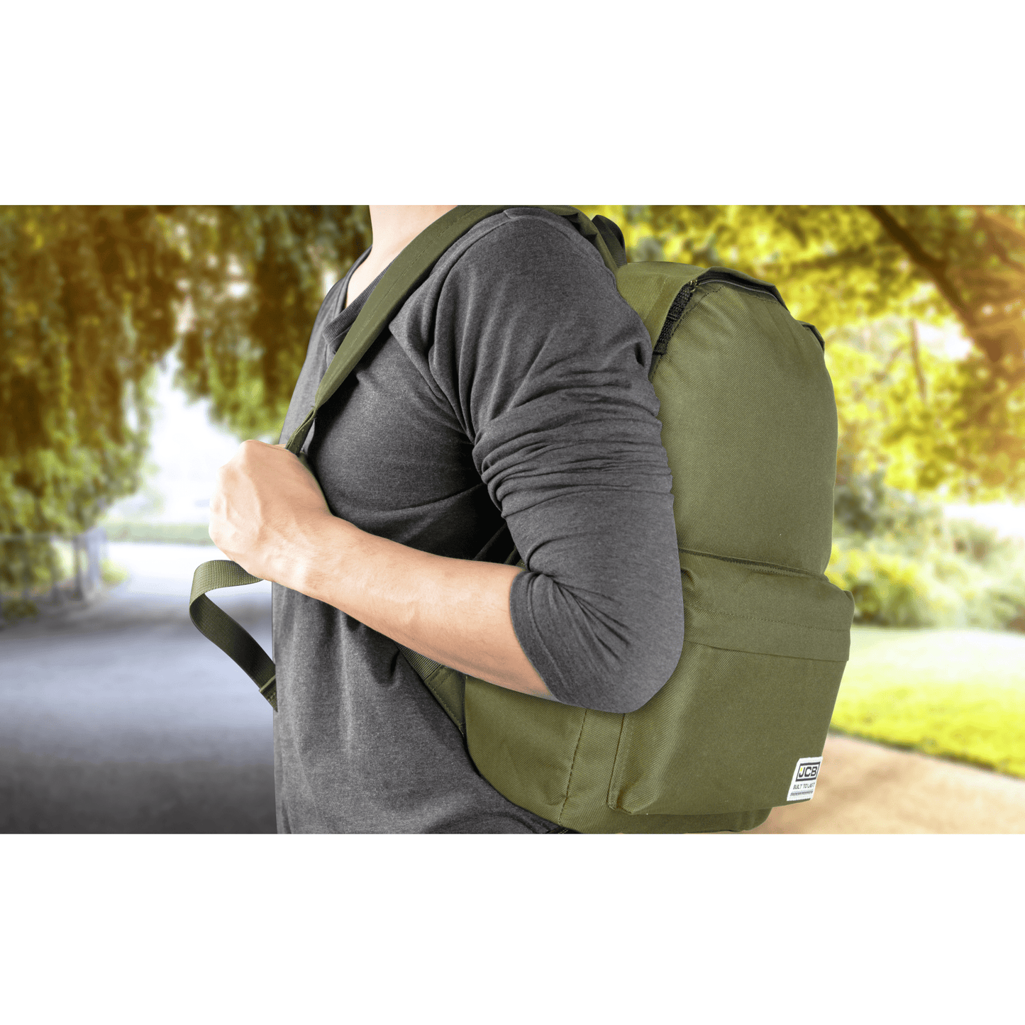 Backpack for School, Work or Travel (Khaki) - JCB - DSL