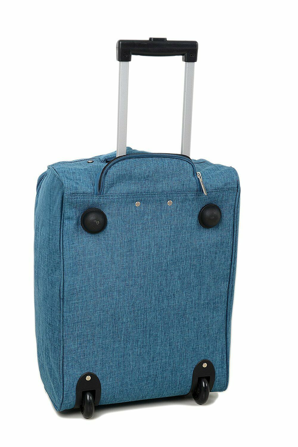 Travel Luggage Trolley with Extendable Handle on Wheels (Teal) - DSL