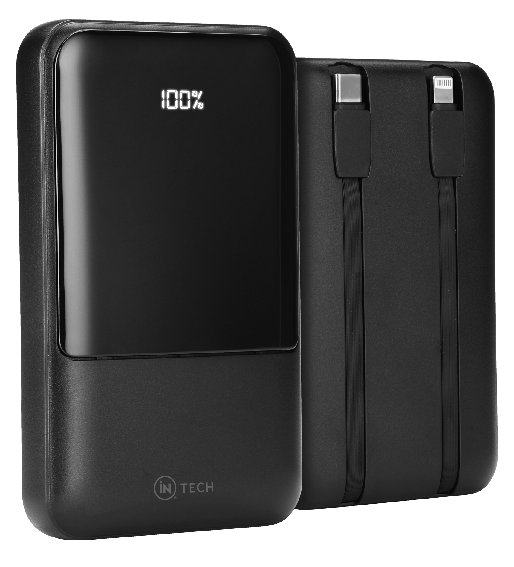 iN Tech 10,000 mAh Powerbank - Lightning & Type C - DSL