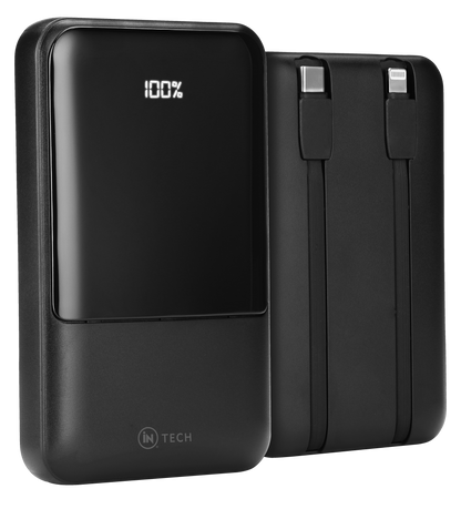 iN Tech 10,000 mAh Powerbank - Lightning & Type C - DSL