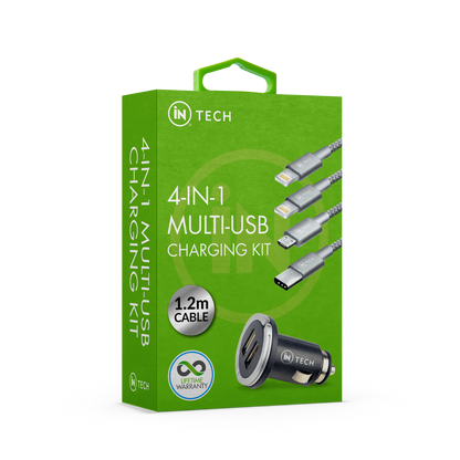4-in-1 Universal USB  Charging Kit - iN Tech - DSL