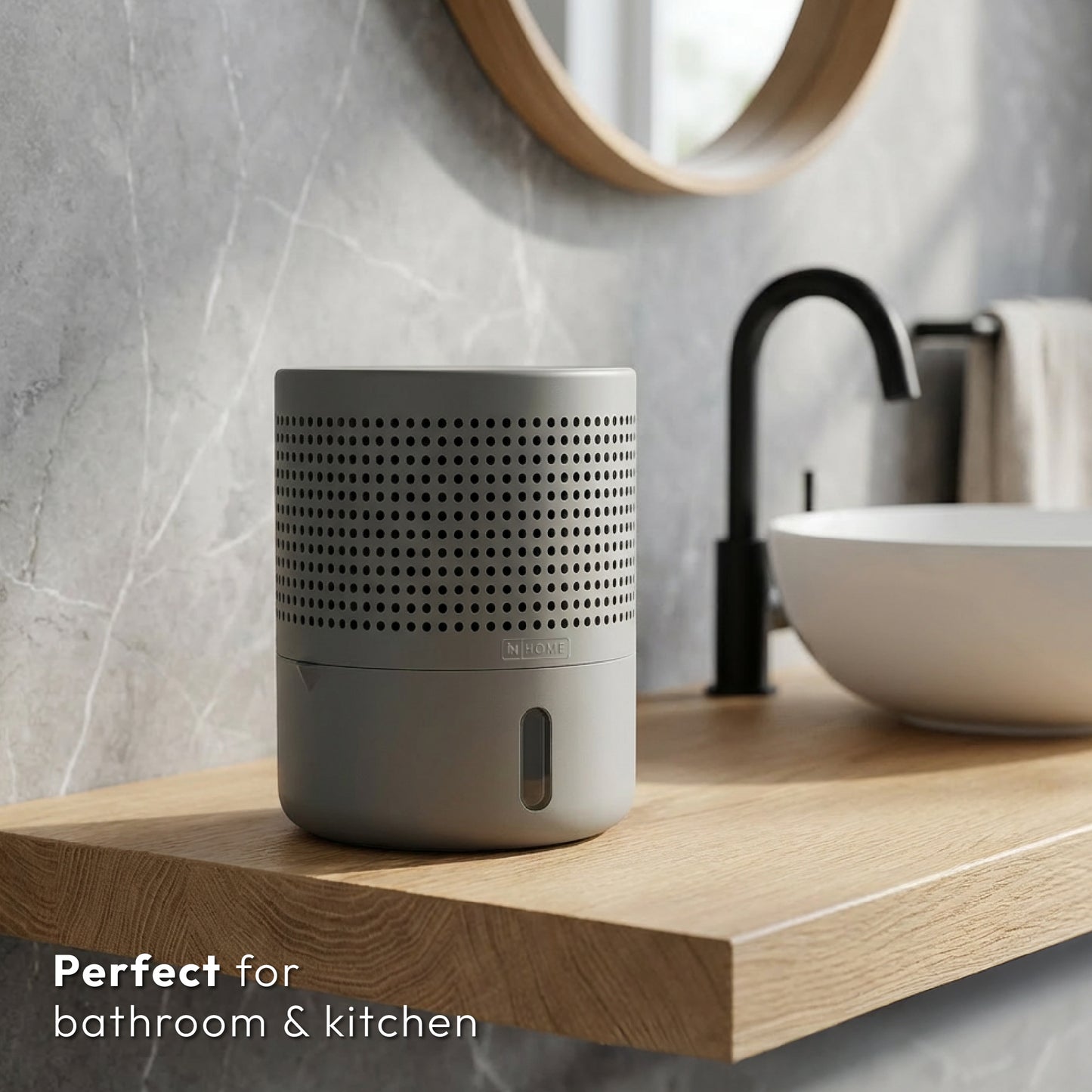 iN Dehumidifier with 2×300g Refillable Absorb Bags | UK Safety Compliant | Zero Energy Consumption Moisture Absorber