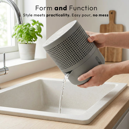 iN Dehumidifier with 2×300g Refillable Absorb Bags | UK Safety Compliant | Zero Energy Consumption Moisture Absorber