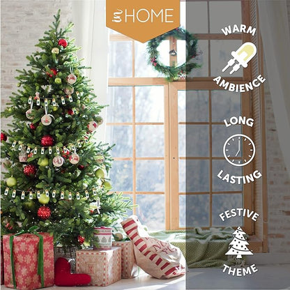 Christmas Tree Fairy Christmas Light - Decorative Lights (Set of 10 Glass Lights) - DSL