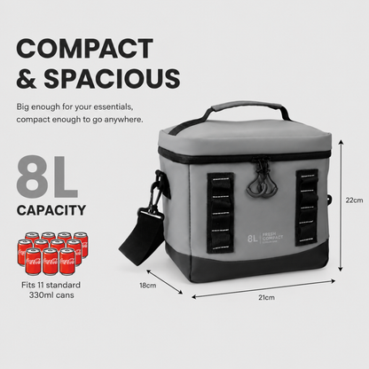 iN 8L Insulated Cooler Bag – Leakproof Waterproof Lunch Bag with Thermal Cooling
