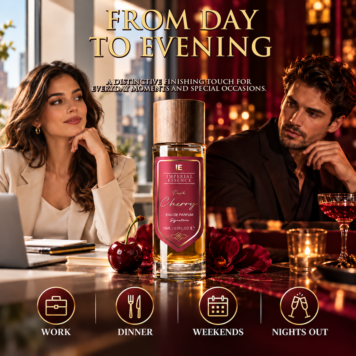 Travel Perfume 15ml – Unisex Long Lasting Eau de Parfum Signature Perfume for Men & Women - DSL