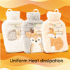 Hot Water Bottle with Soft Cover - White - DSL