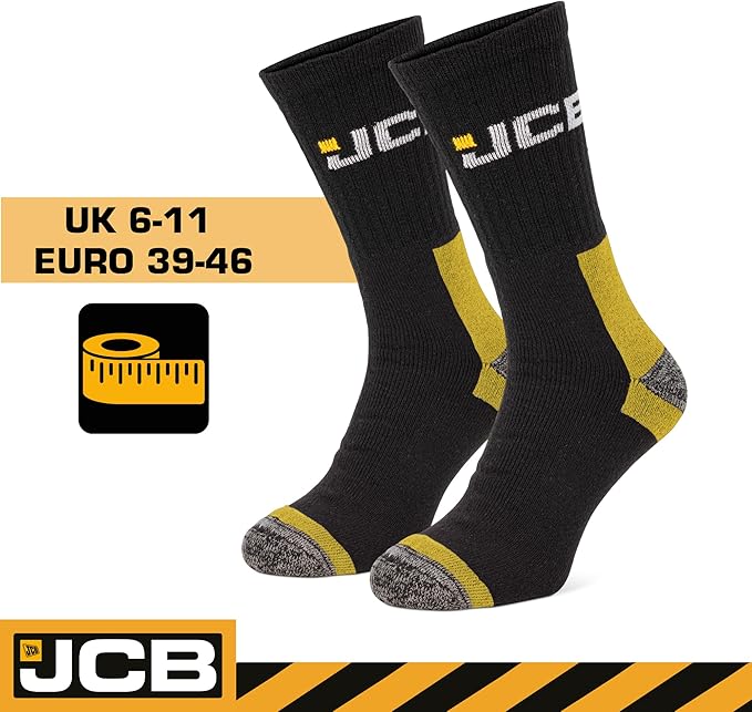 JCB Work Socks - Work Wear Boot Socks