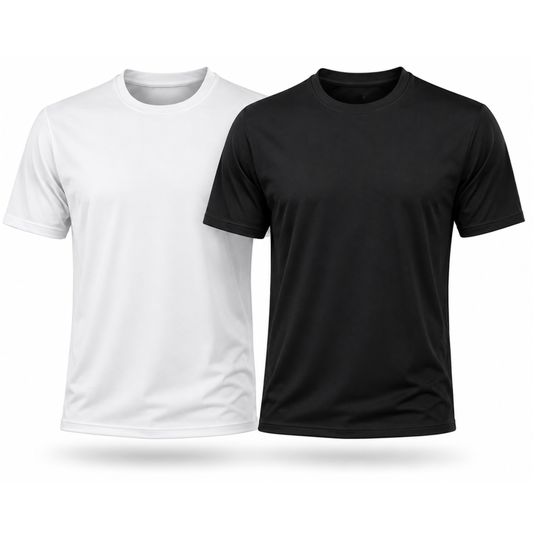 iN Cooling T-Shirts for Men Breathable Short Sleeve Summer T-Shirt, Stretch Fit, Moisture - Wicking