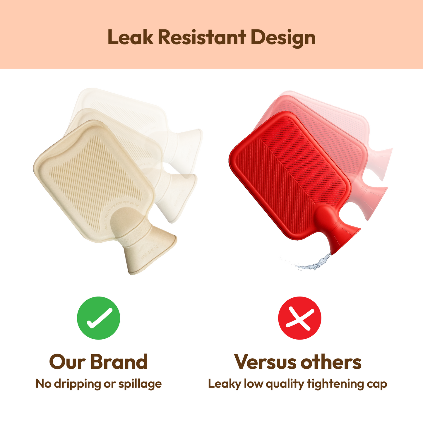 Hot Water Bottle with Soft Cover