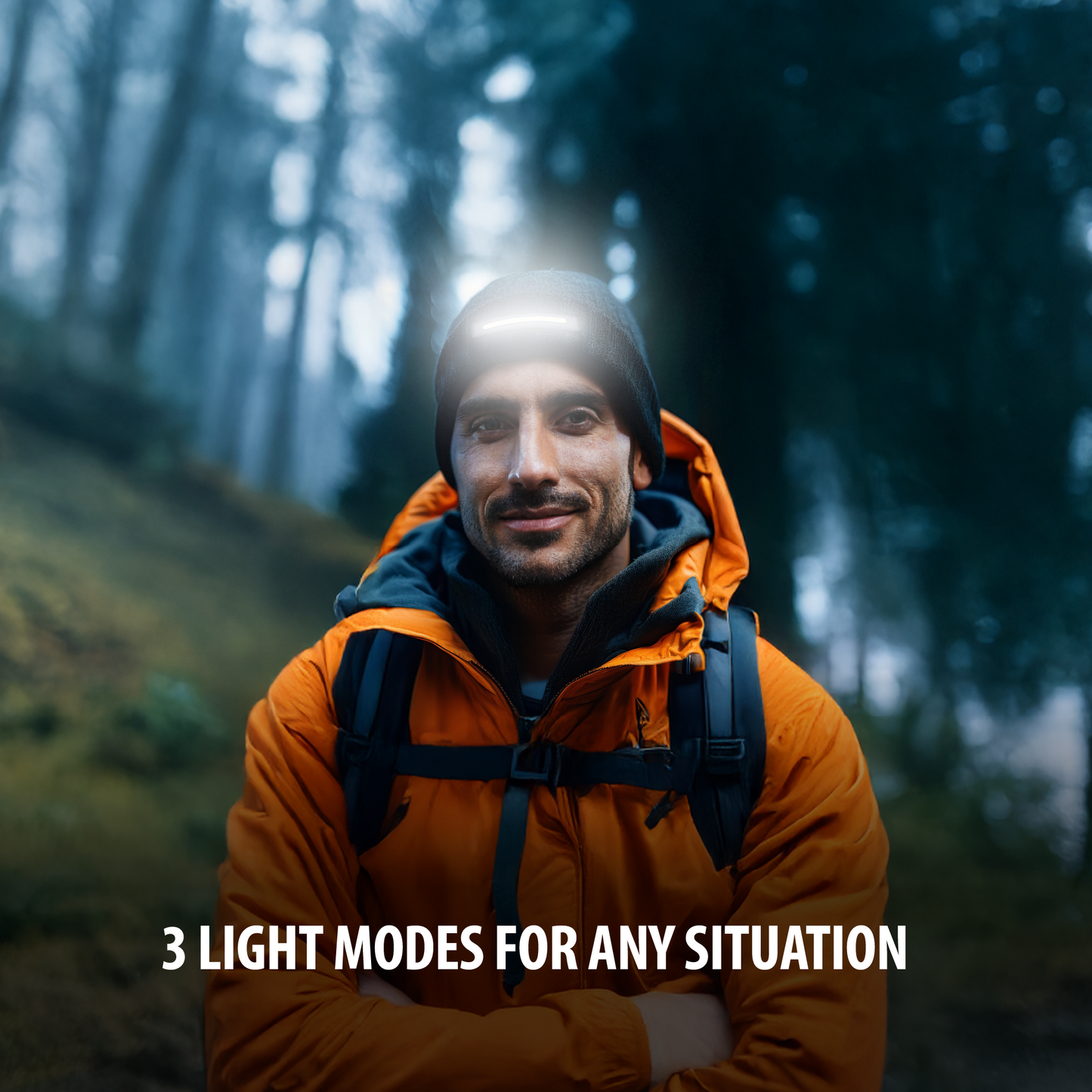 Therma Super Bright Light Band - COB Led Beanie Hat