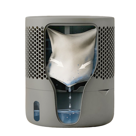 iN Dehumidifier with 2×300g Refillable Absorb Bags | UK Safety Compliant | Zero Energy Consumption Moisture Absorber