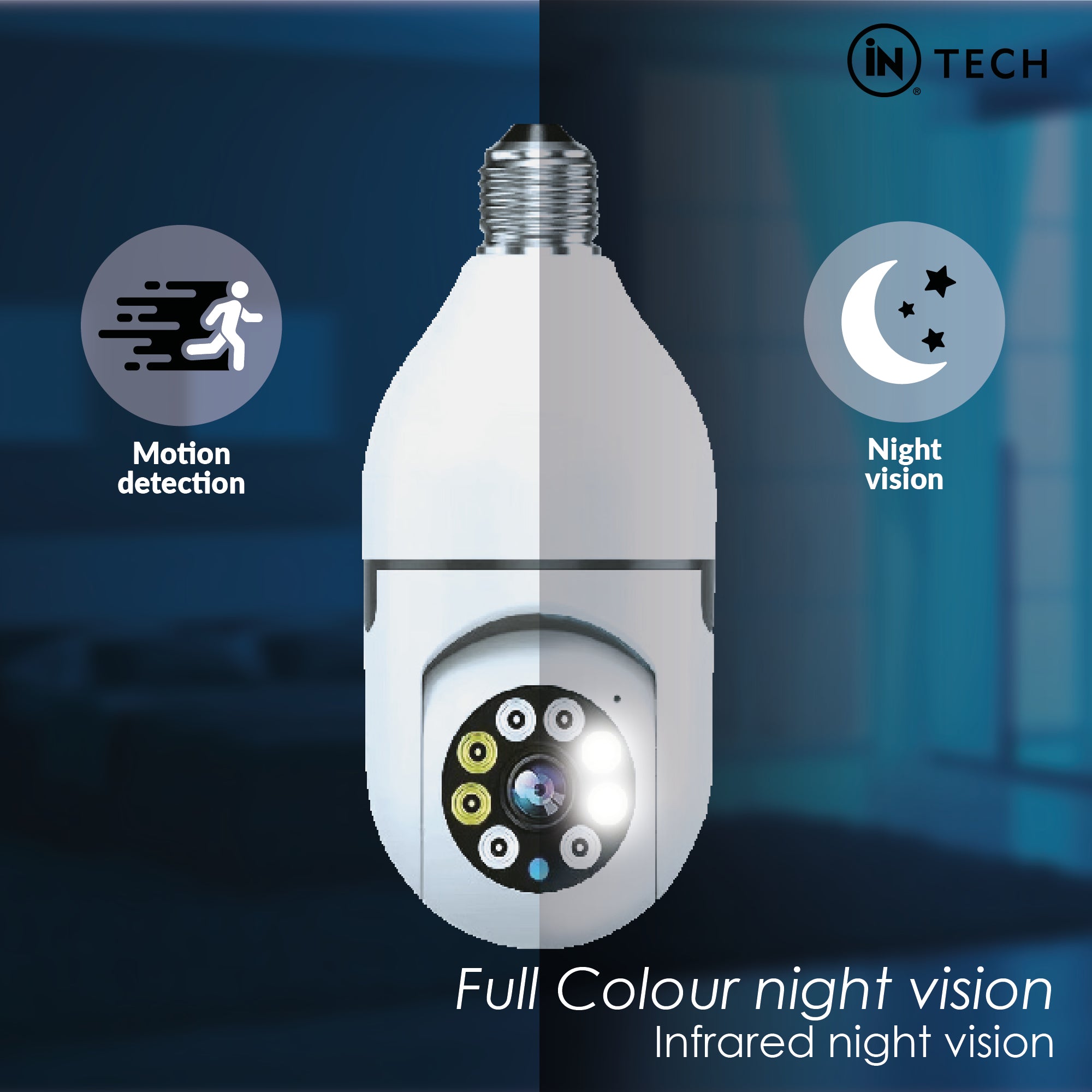 Smart 360° Home Bulb Security Camera - DSL