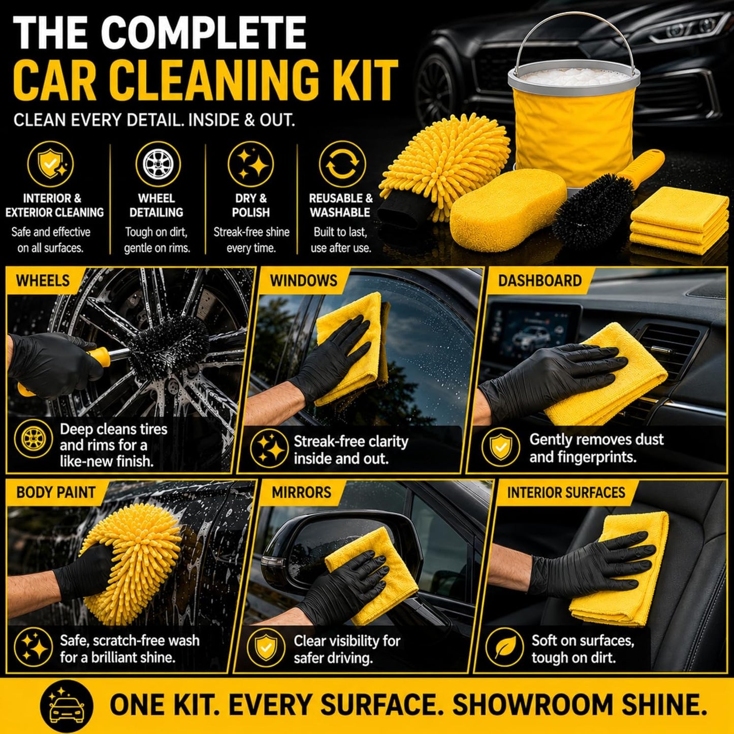 Car Cleaning Kit – Car Washing Kit