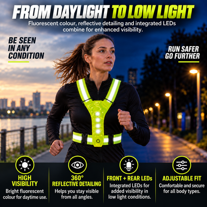 LED Strap 'n' Secure Hi Vis Lumivest - DSL