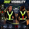LED Strap 'n' Secure Hi Vis Lumivest - DSL