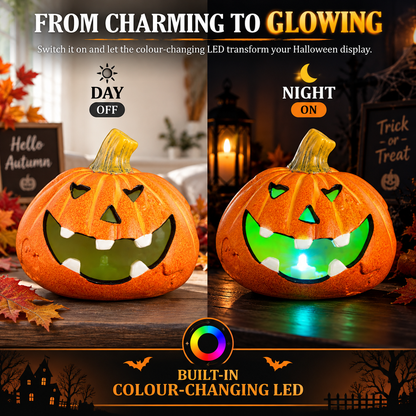 Halloween Decoration LED Pumpkin Head