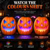 iN Halloween LED Pumpkin - Halloween Decoration - Colour Changing - Spooky Sounds - Motion Detection -Size 21.5x10x30cm