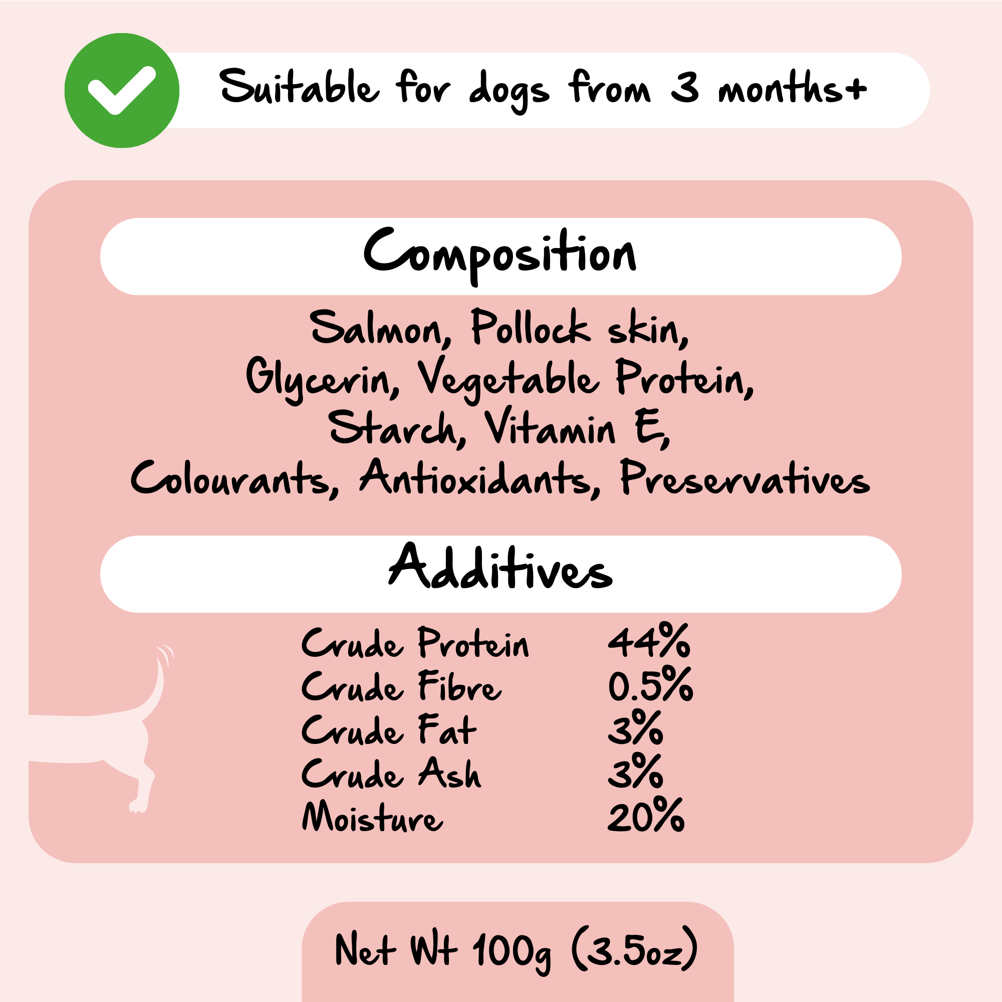 Salmon & Fish Skin Bites - Dog Treats from PawPride - DSL