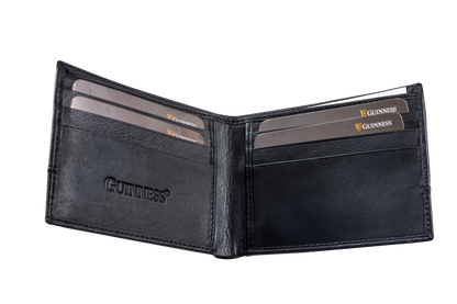 Guinness Wallet for Men - Bifold Leather Wallet - RFID-Blocking
