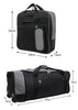 Large Travel Bag With Wheels (Grey) - iN Travel - DSL
