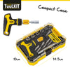 18 Piece Ratchet T-Handle Screwdriver Set - TuuLKIT - DSL
