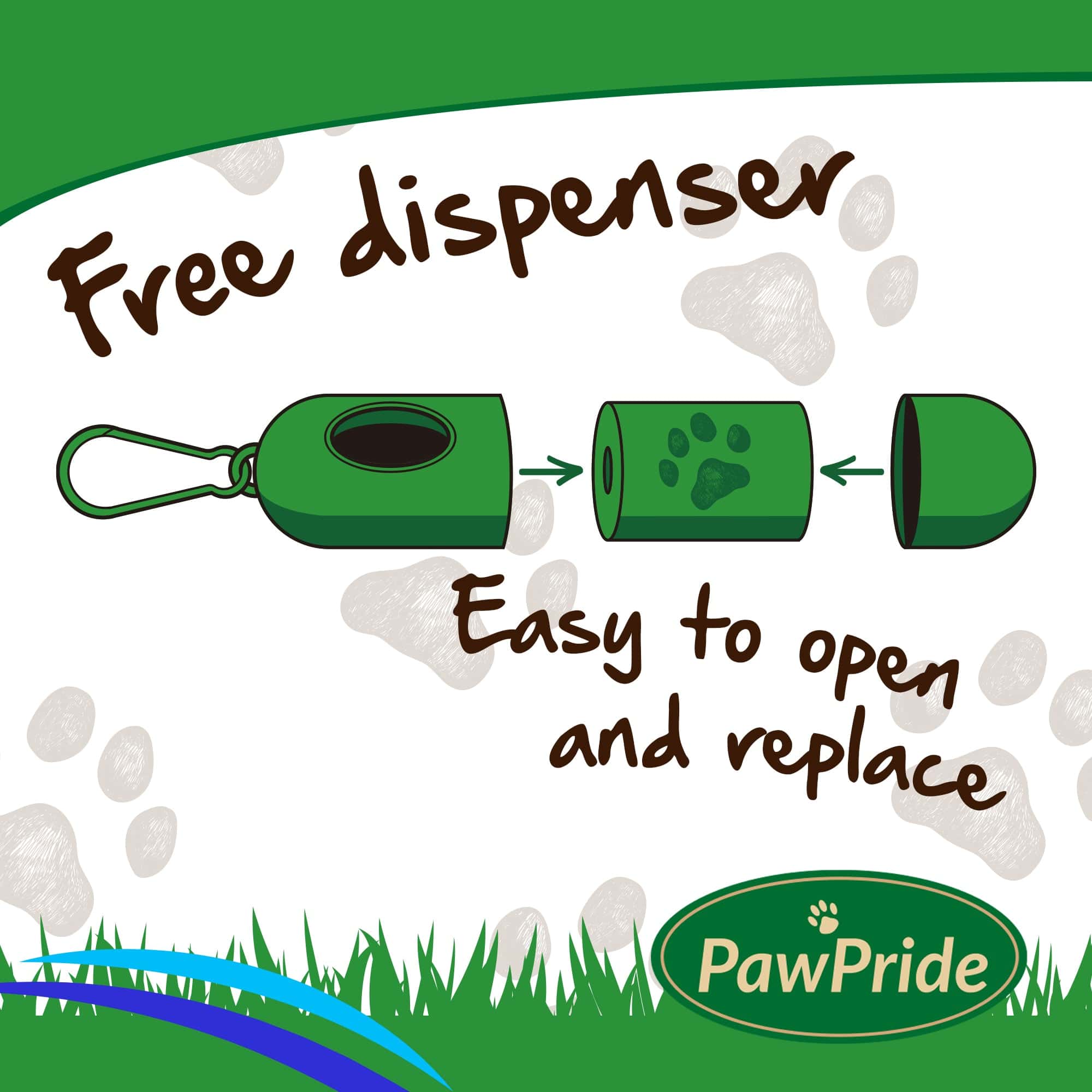 Dog Poo Bags (Cherry) - PawPride - DSL