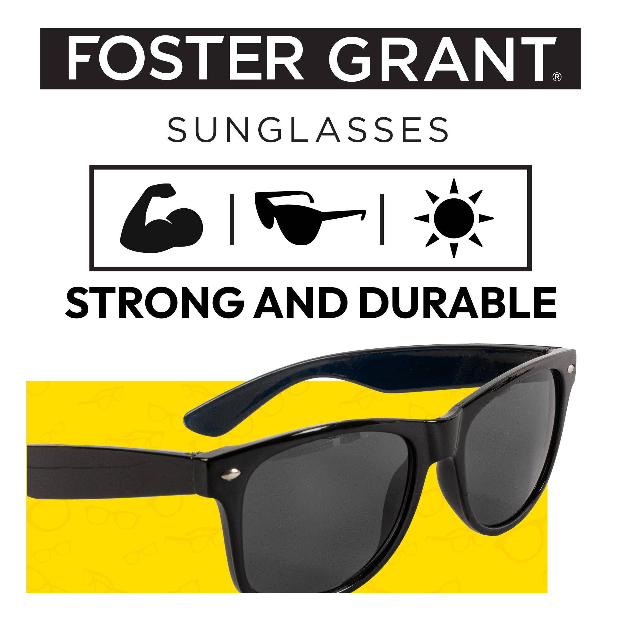 Wayfarer Sunglasses (Black) - Foster Grant - DSL