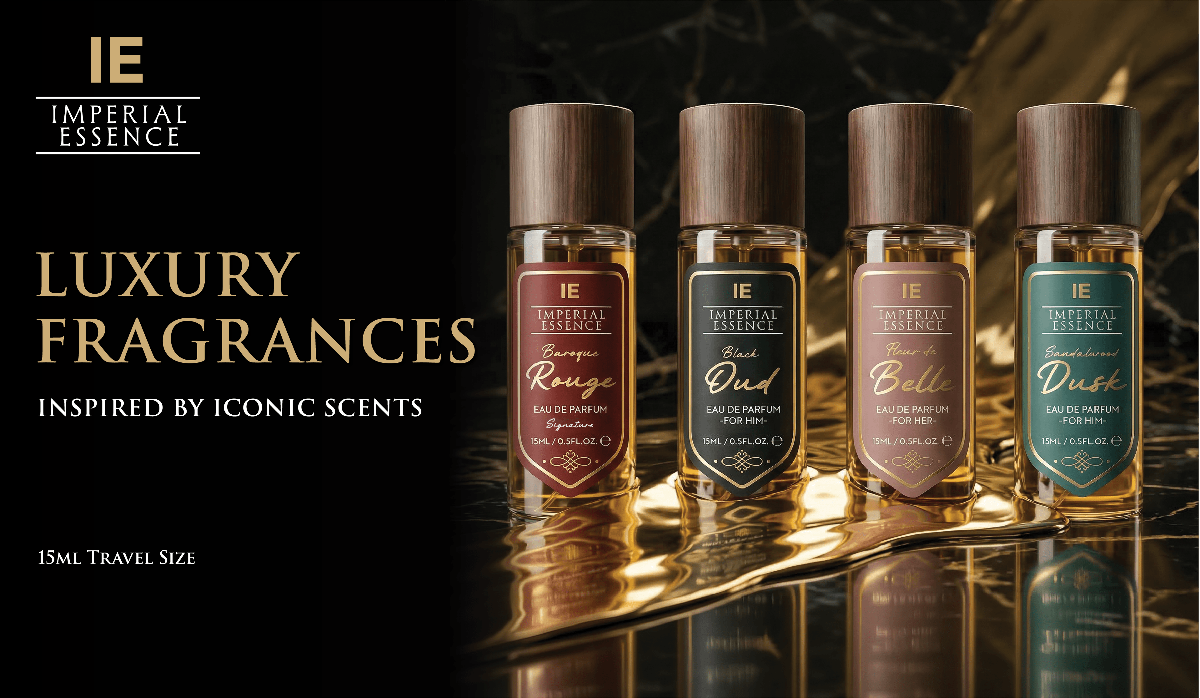 Imperial Essence luxury travel fragrances inspired by iconic scents